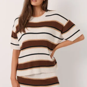 Adorne Shani Rib Knit Top