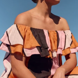 Adorne Serena Frilled Top